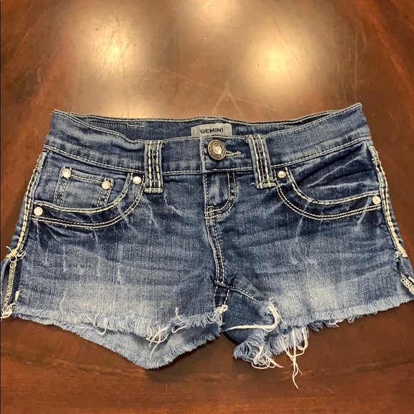 size 24 denim shorts